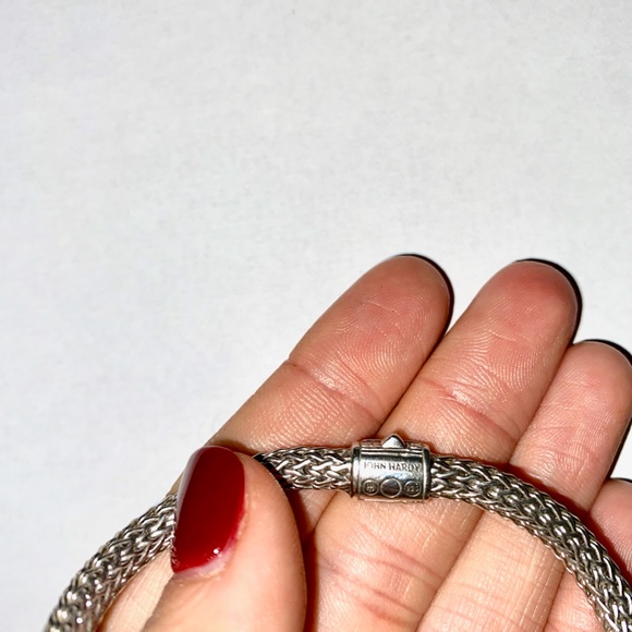 Chain Bracelet with Blue Sapphire - Picture 5 of 7